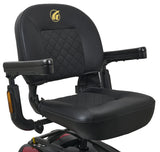 Golden Buzzaround LX 4-Wheel: GB149 Red Seat Closeup
