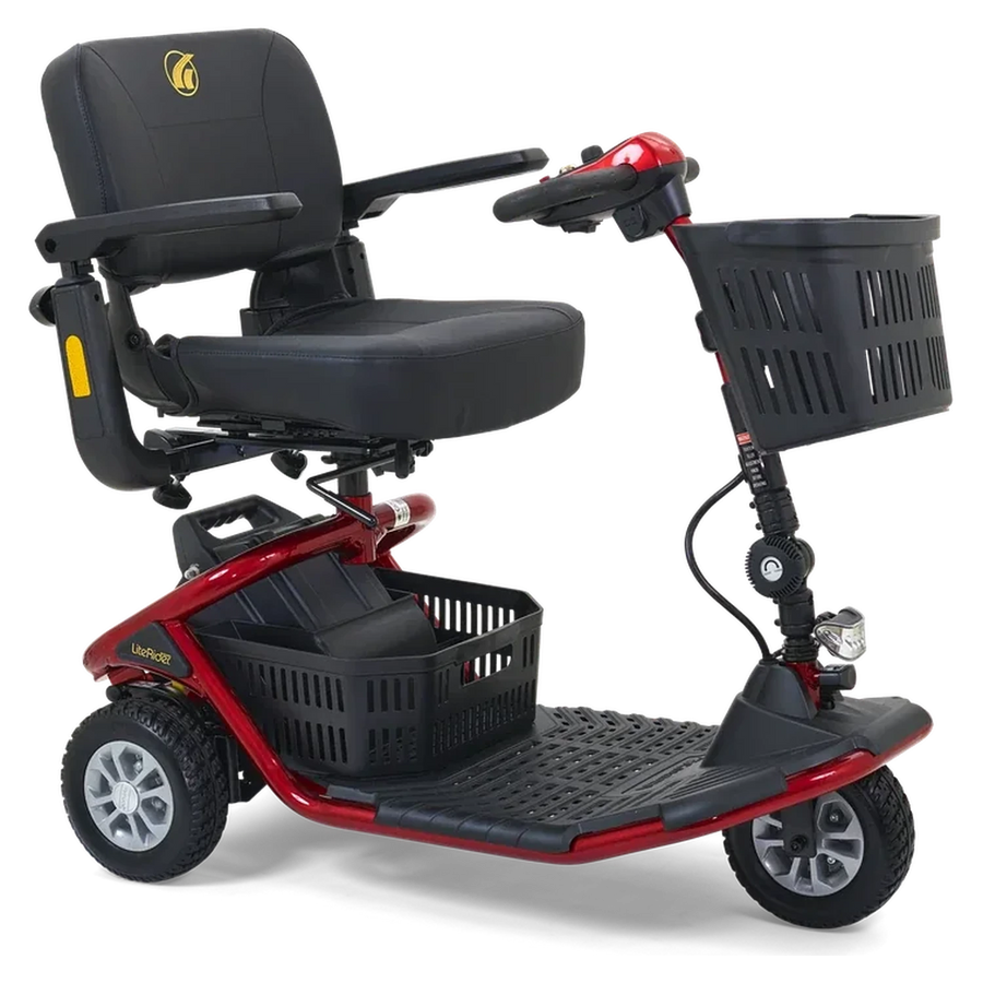 Golden LiteRider 3-Wheel: GL111 Red NEW SEAT LEFT TURN