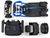 Golden LiteRider 4-Wheel: GL141 Blue NEW SEAT DISASSEMBLED