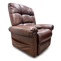 Journey Perfect Sleep Chair 2-Zone in Leather Chestnut