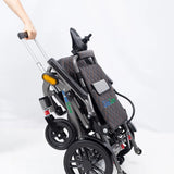ComfyGo G5 folding travel power wheelchair, Silver frame