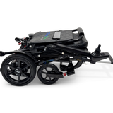 ComfyGo G5 Pro folded flat with the suitcase handle extended
