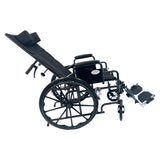 Dalton Heavy Duty Reclining Wheelchair, 24"