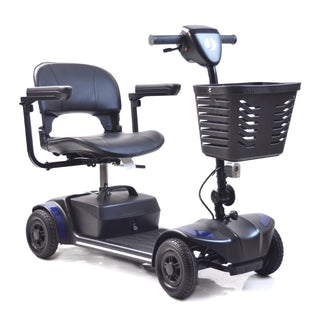 Journey Adventure Scooter in Blue, front three-quarter view