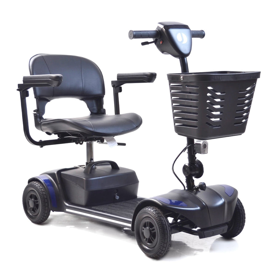 Journey Adventure Scooter in Blue, front three-quarter view