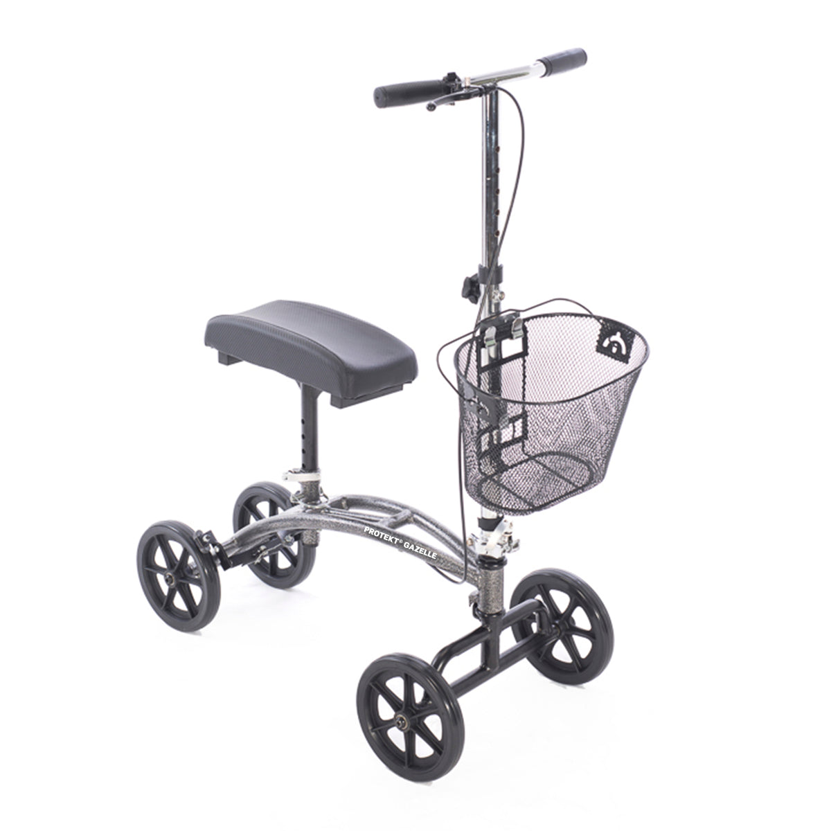 Proactive Protekt Gazelle knee walker, three-quarter view