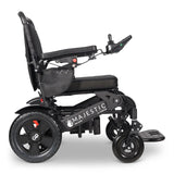 ComfyGo Majestic 440 HD Plus side profile with the detachable joystick on the right armrest