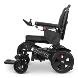 ComfyGo IQ-7000 AF Classic from the side, showing the seat height and the 12 inch pneumatic rear tire.