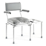 Nuprodx MC5100 two-piece sliding commode and shower bench
