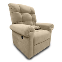 Journey Perfect Sleep Chair 2-Zone in Microlux Tan