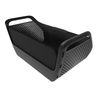 WHILL underseat basket fitted to a Model C2 power wheelchair