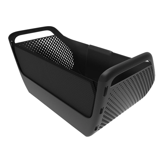 WHILL underseat basket fitted to a Model C2 power wheelchair