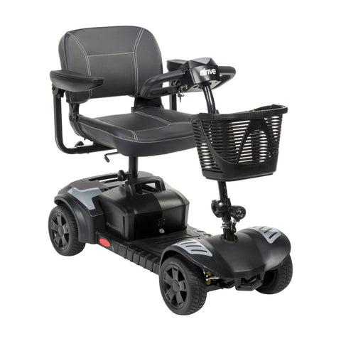 Drive Phoenix LT 4-Wheel Scooter with gray panels, three-quarter view facing right