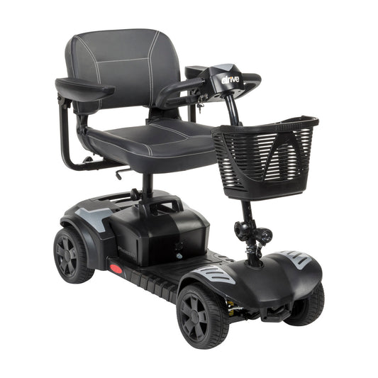 Drive Phoenix LT 4-Wheel Scooter with gray panels, three-quarter view facing right