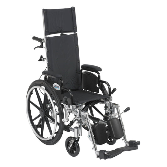 Drive Pediatric Viper Plus Reclining Wheelchair, three-quarter view facing right