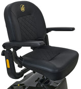 Golden Companion 4-Wheel Full-Size: GC440 Gray Seat Closeup