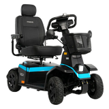Pride PX4 heavy-duty mobility scooter, right-facing three-quarter view