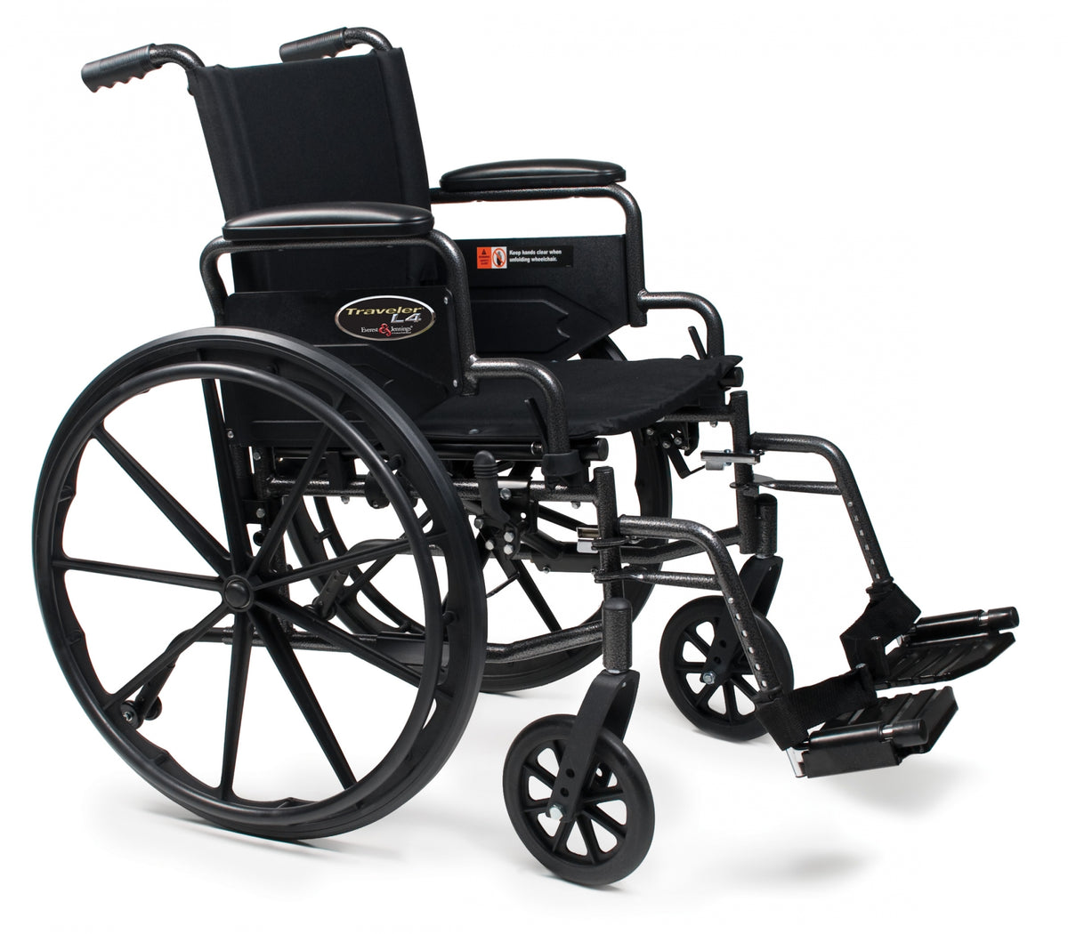 Everest & Jennings Traveler L4 Wheelchair, 16"