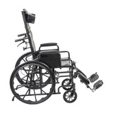 Drive Silver Sport Full-Reclining Wheelchair, 20"