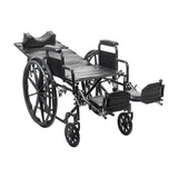 Drive Silver Sport Full-Reclining Wheelchair, 20"