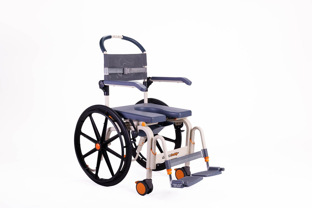 Showerbuddy Roll-InBuddy Solo Shower Commode Chair