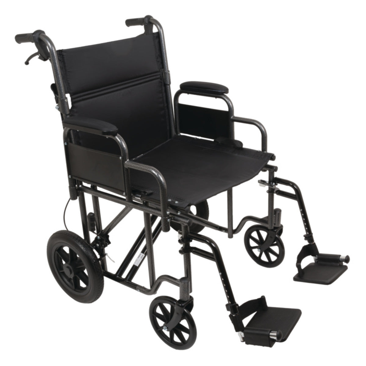ProBasics Bariatric Steel Transport Chair, 22"