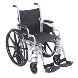 Drive Poly-Fly Wheelchair and Transport Chair, 20"