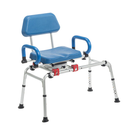 Journey SoftSecure Rotating Transfer Bench, three-quarter view facing right