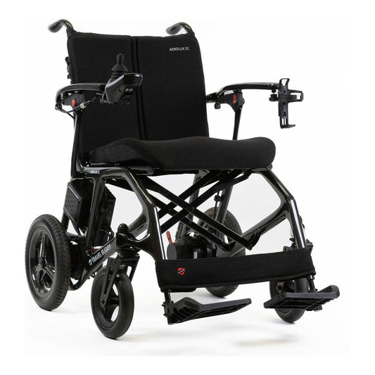 Travel Buggy AEROLUX 2C power wheelchair in black