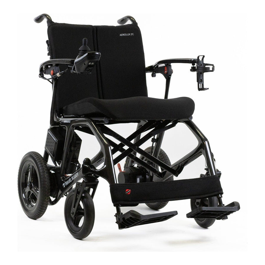 Travel Buggy AEROLUX 2C power wheelchair in black
