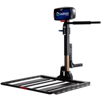 Harmar AL560 automatic power wheelchair lift with the platform lowered, second angled view