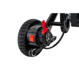 Pride Jazzy Carbon, the manual freewheel lever