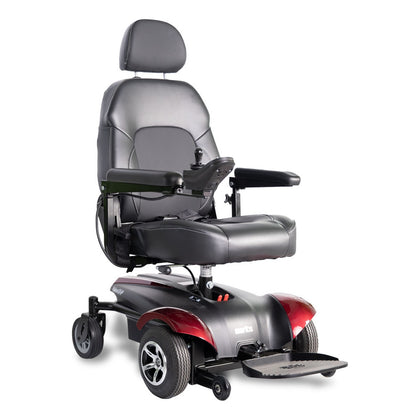 Merits Vision CF power wheelchair, three-quarter view facing right