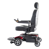 Merits Vision CF power wheelchair, left side view