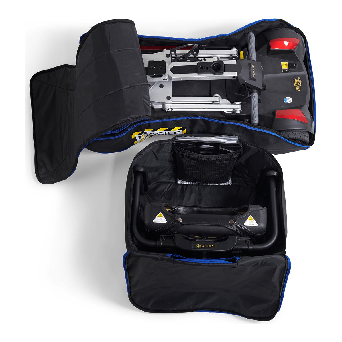 Golden CarryOn Travel Bag, Buzzaround CarryOn, scooter and seat bags