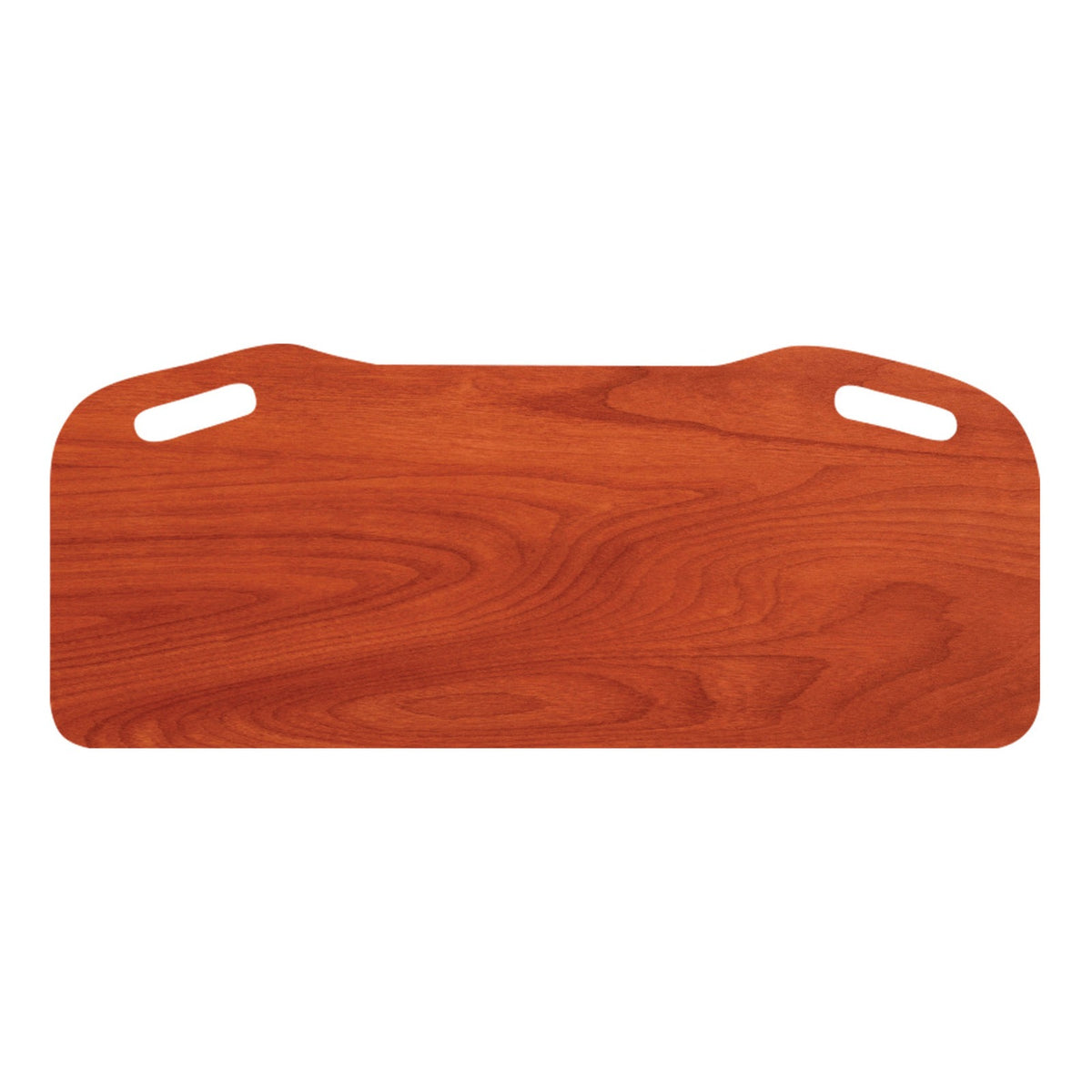 One Drive bariatric bed end in Cherry with two hand cut-outs. The set is a headboard and a footboard