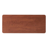 One Drive 35" Brownlee Woods bed end in Cherry, the flat top shape. The set is a headboard and a footboard