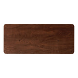 One Drive 35" Brownlee Woods bed end in Figured Mahogany, the flat top shape. The set is a headboard and a footboard