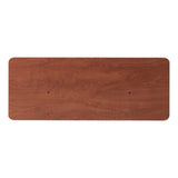 One Drive 42" Brownlee Woods bed end in Cherry, the flat top shape. The set is a headboard and a footboard