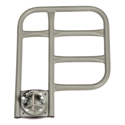One Drive rotating 1/4 assist rail, a beige rail with its pivot mount. The pair is two