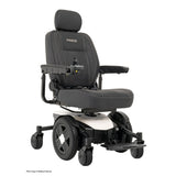 Pride Jazzy EVO 613 power wheelchair in White, three quarter view
