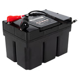 Close-up of the lithium iron phosphate battery supplied with the lithium Pride Jazzy EVO 613