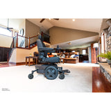 Pride Jazzy EVO 613 power wheelchair in a living room