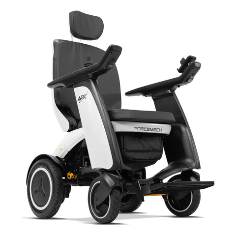 Forcemech ARK power wheelchair in white