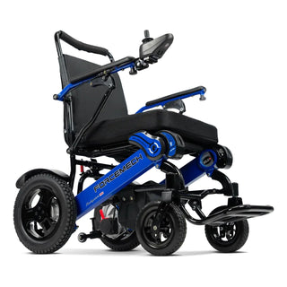 Forcemech Navigator PRO power wheelchair in blue