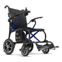 Forcemech Ultralite G10 power wheelchair in blue