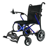 Forcemech Ultralite G10 power wheelchair in blue
