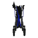 Forcemech Ultralite G10 power wheelchair in blue