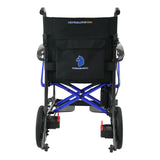 Forcemech Ultralite G10 power wheelchair in blue