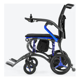 Forcemech Ultralite G20 power wheelchair in sapphire azure blue